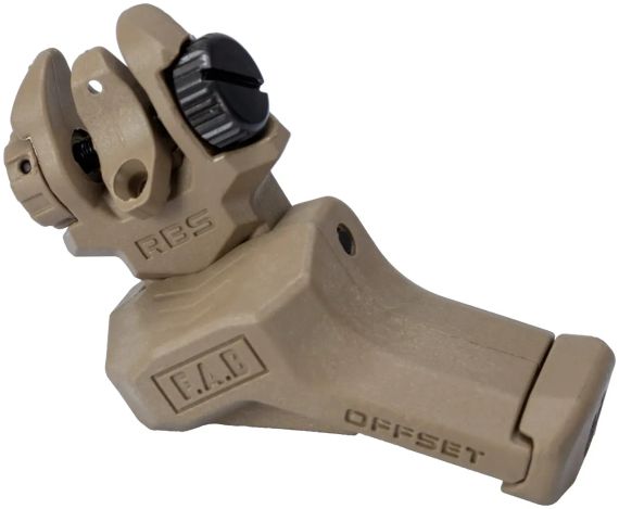 Цілик і мушка FAB Defense FRBS OFFSET 45 градусів. Desert tan | Зображення 1