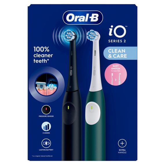 Електрична зубна щітка Oral-B Series 2 iOS2d.2ZZ9.0 Black+Green (2) (8700216611909) | Зображення 6