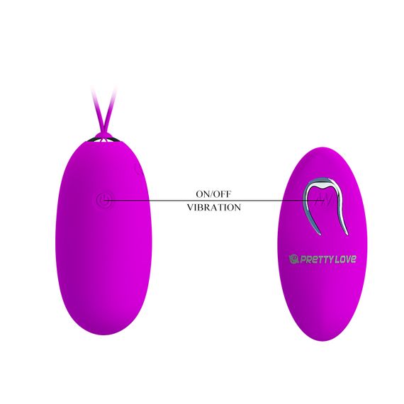 Віброяйце - Pretty Love Joyce Vibrating Egg Purple | Зображення 4