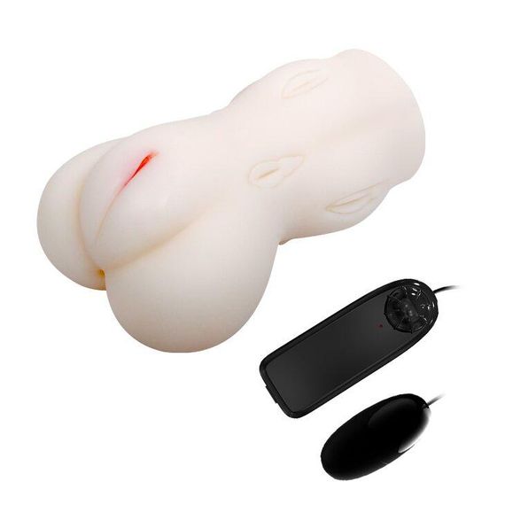 Мастурбатор з двома входами та вібрацією BAILE - Passion Lady, BM-009172 Sex Aura | Зображення 2