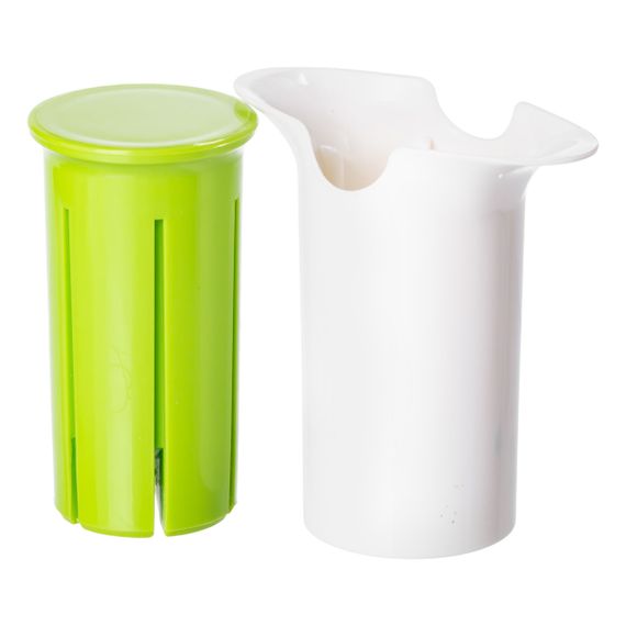 Овочерізка ручна 11×6×11 см кругла універсальна овочерізка механічна мультирізка для овочів і фруктів HP-8-72 | Зображення 4