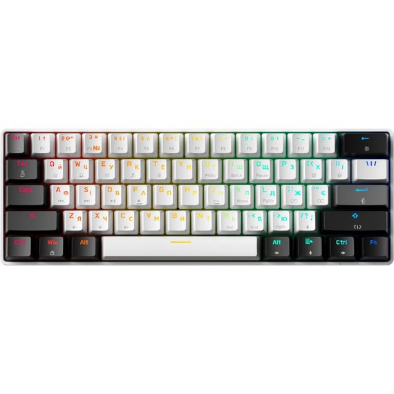 Клавіатура GamePro Genesis Infinity MK130BW Outemu Swithes USB White (MK130BW) | Зображення 1