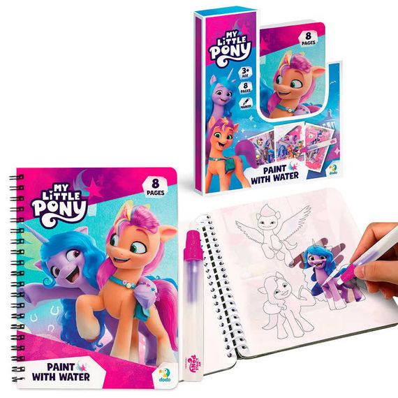 Водна розмальовка "My Little Pony" 200445 DoDo, 8 сторінок, маркер (4820198241674) | Зображення 1