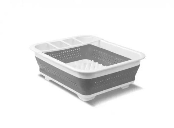 Сушка силіконова для посуду Benson BN-090 складна кухонна сушарка для посуду Бенсон, Бенсон | Зображення 5