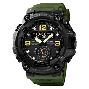 Чоловічий годинник Skmei 1637AG Army Green