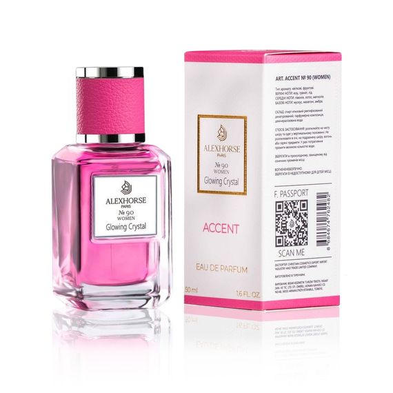 Парфумована вода для жінок Alex Horse Glowing Crystal ACCENT  50 ml AA-090