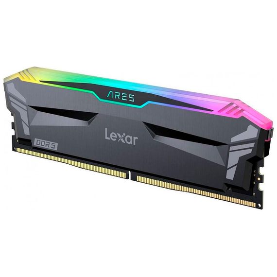 Модуль пам'яті для комп'ютера DDR5 32GB (2x16GB) 6000 MHz Ares RGB Black Lexar (LD5BU016G-R6000GDLA) | Зображення 2