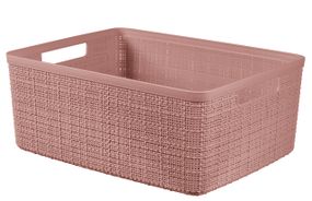 Корзина для хранения Curver (Курвер) Jute 12 л (01905) Розовый