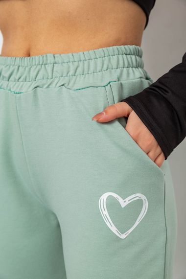 Спортивные штаны женские, цвет оливковый, 238R324 | Зображення 4