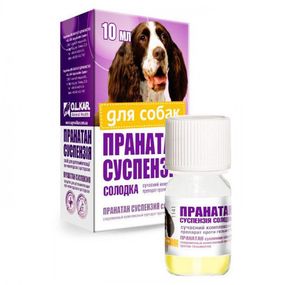 Пранатан суспензия сладкая для щенков и котят, 10 мл, O.L.KAR. (Олкар)