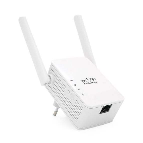 Підсилювач WiFi сигналу з 2-ма вбудованими антенами LV-WR13, живлення 220V, 300Mbps, IEEE 802.11b/g/n, 2.4-2.4835GHz, BOX