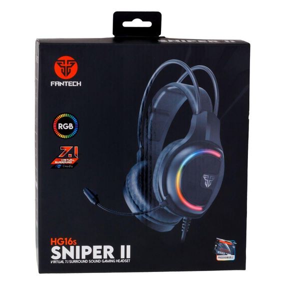 Ігрові навушники з високоякісним звуком 7.1 Virtual Surround XPRO HG16s Sniper | Зображення 3