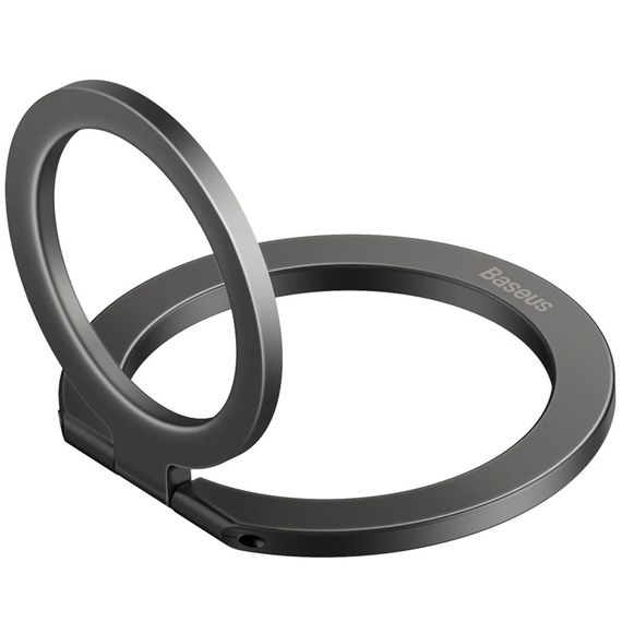 Тримач для телефону Baseus Halo Series Foldable Metal Ring (Single ring) (SUCH00001) Grey | Зображення 3