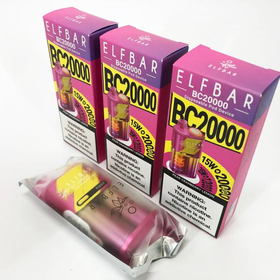 Elf Bar BC20000 смак Груша Журавлина Лимон (Pear Cranberry Lemon)