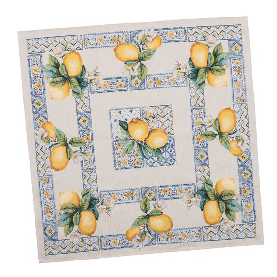Скатертина гобеленова ISCHIA Limaso, 93x93, Квадратна, Повсякденний, Без люрексу, 76% поліестер, 14% бавовна, 10% акрил, Гобелен