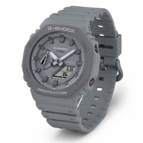 Чоловічий годинник Casio G-SHOCK GA-2110ET-8A Carbon Core Guard, водозахист 20 ATM, сірий