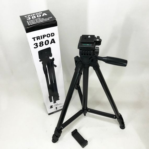 Штатив для камеры, телефона, трипод, тринога TriPod 380A 0.50-1.35м, Штатив раскладной для фото | Зображення 8