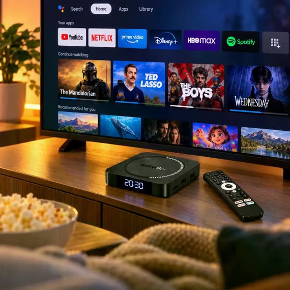 Smart TV приставка I96Z18 4/32 ГБ • ТВ-приставка I96Z18 Android 12 с Wi-Fi 2.4/5 ГГц, 4 ГБ RAM и 32 ГБ ROM | Зображення 5