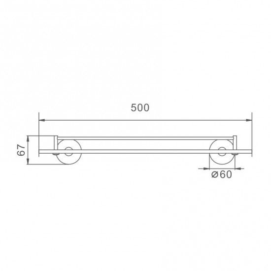 Полиця для ванної Frap F30207 | Зображення 1