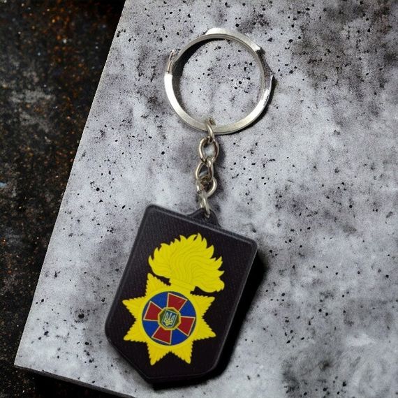 Брелок гумовий Нац гвардія України | Зображення 1
