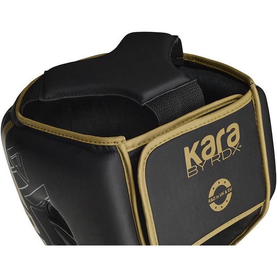 Шолом боксерський  RDX F6 KARA Matte Golden M (капа у комплекті) | Зображення 5
