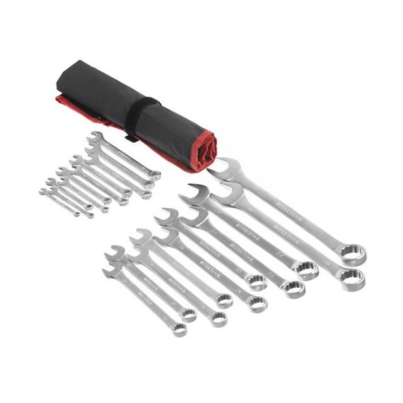 Набір ключів комбінованих 20 од., 6-32 мм, Cr-V, чохол INTERTOOL HT-1253 | Зображення 1