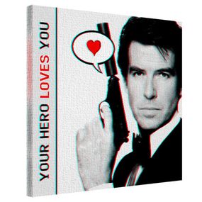 Картина на полотні 50х50 Your hero loves you (H5050_LV039)