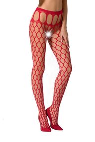 Колготки-бодистокинг Passion S021 Красный S/M/L