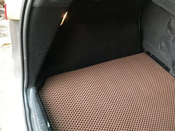 Коврик багажника (EVA, кирпичный, 5 мест) Grand для Renault Scenic/Grand 2009-2016 гг | Зображення 1