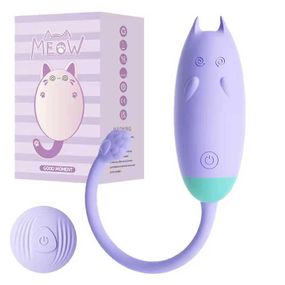 Клиторальный вибратор кошечка Lilo "We Love QiQi" USB фиолетовый