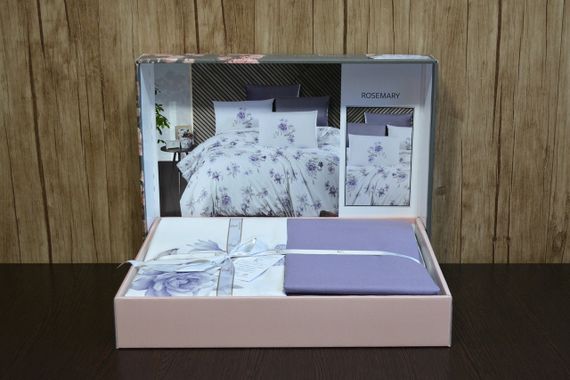 Постільна білизна First Choice Ranforce 200 х 220 см Rosemary | Зображення 2