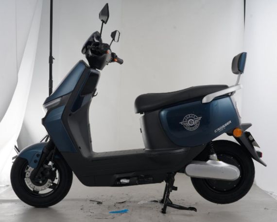 Електроскутер Crosser CR-14 (1000W/72V 24Ah) — Потужний двомісний електровелосипед скутер Кроссер Синій | Зображення 1