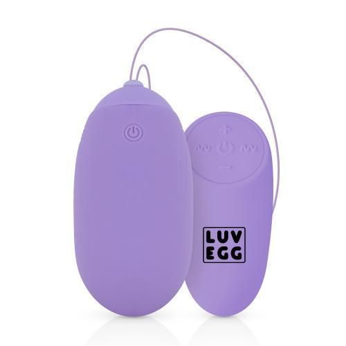 Вагінальне яйце, вібратор з пультом EasyToys Luv Egg XL — лілове, силіконове, 10 режимів, USB, водостійке | Зображення 1