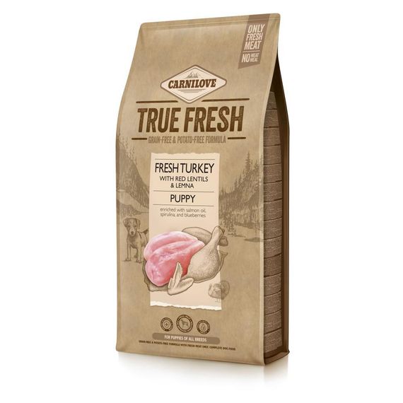 Корм сухой для щенков Carnilove True Fresh Turkey Puppy с индейкой, 11,4 кг