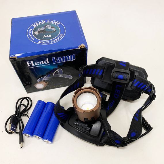 Ліхтар налобний A50-TG, Power Bank 3x18650 | Зображення 5