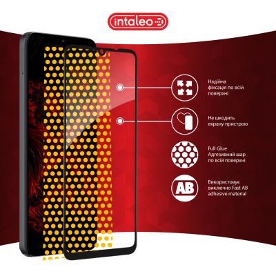 Стекло защитное Intaleo Full Glue ZTE Blade A35 Black (1283126598739) | Зображення 6