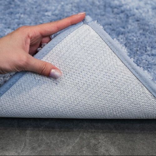 Килимок для ванної 60*120см антибактеріальний Tropical Sea блакитний Дариана | Зображення 7