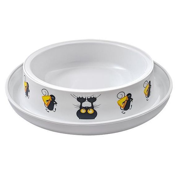 Moderna Trendy Dinner Cat&Mouse модерна кот И мышь миска для котов, 210мл