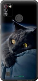 Чохол на Tecno Pop 4 Pro BC3 Димчастий кіт "825u-2444-2448"