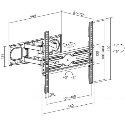 Кронштейн AGN AGN70-442P | Зображення 4