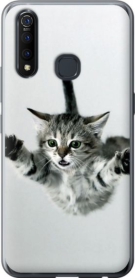 Чехол на Vivo Z5X Летящий котёнок "2322u-1765-17620"