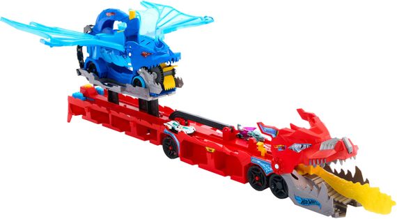 Транспортер-трансформер Hot Wheels City Два дракона (JBM72) | Зображення 1
