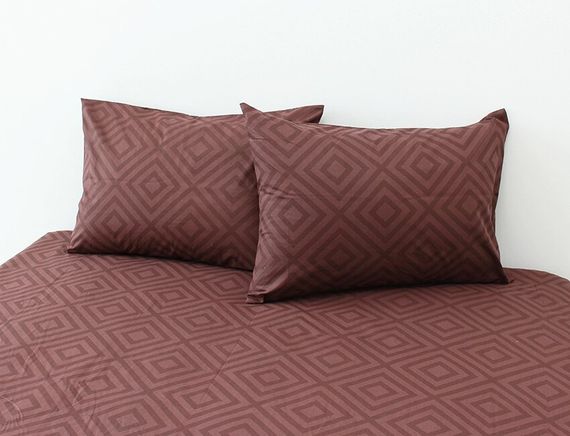 Комплект постельного белья TAGtekstil ранфорс двухспальный R128Brown | Зображення 1