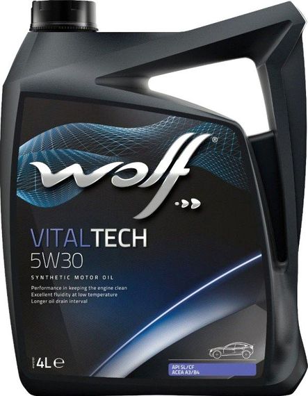Моторна олива Wolf VITALTECH 5W-30 4л.