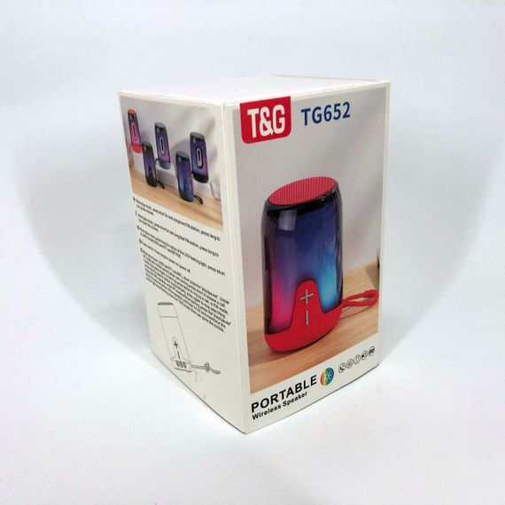 Акумуляторна переносна колонка TG652 Портативний блютус колонка | Bluetooth колонка UP-680 для вулиці | Зображення 1