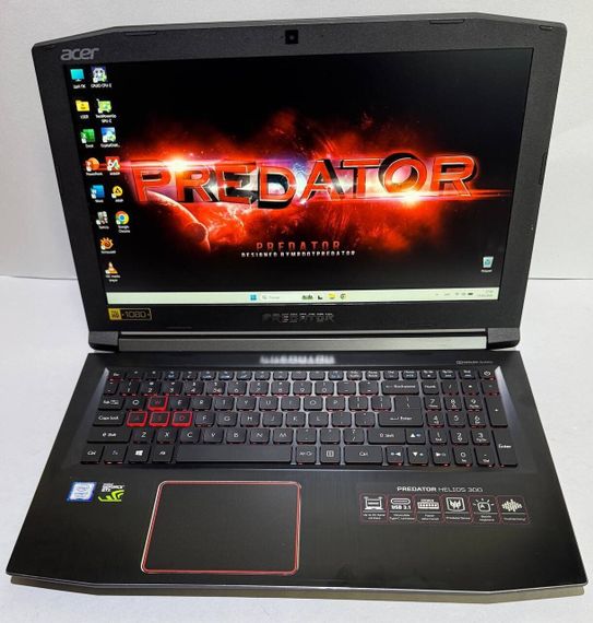 Игровой ноутбук Acer Predator Helios 300 / 15.6" (1920x1080) IPS / Intel Core i7-7700HQ (4 (8) ядра по 2.8 - 3.8 GHz) / 16 GB DDR4 / 256 GB SSD + 1000 GB HDD / nVidia GeForce GTX 1060, 6 GB GDDR5, 192-bit / WebCam б/у | Зображення 5