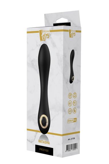 Універсальний вібромасажер Dream Toys PRESTIGE NATASHA LUXXE, Черный, Розмір посилки : 9,00 х 26,00 х 5,00 | Зображення 1