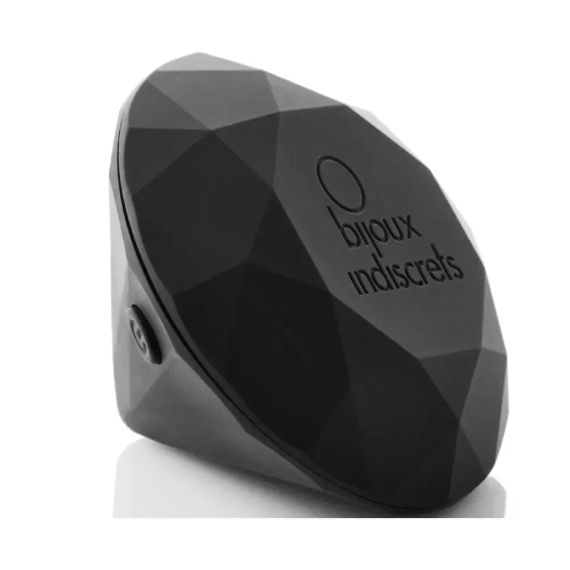 Вібратор для клітора Bijoux Indiscrets Diamond у формі діаманта, чорний, 6,5 см Sex Aura | Зображення 2