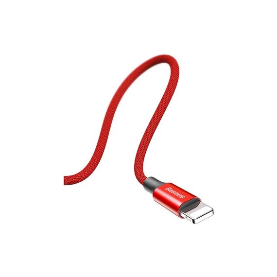 Дата кабель USB 2.0 AM to Lightning 1.8m red Baseus (CALYW-A09) | Зображення 1