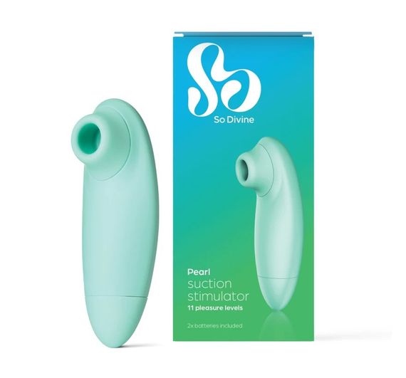 Вакуумний кліторальний стимулятор PEARL колір: зелений So Divine (Велика Британія) sexstyle | Зображення 2